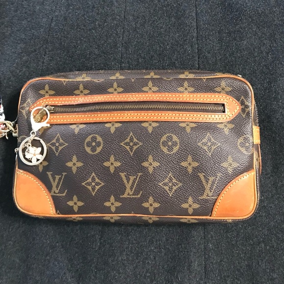 LOUIS VUITTON CLUTCH BAG ✅AUTHENTIC 863TH - Picture 2 of 12